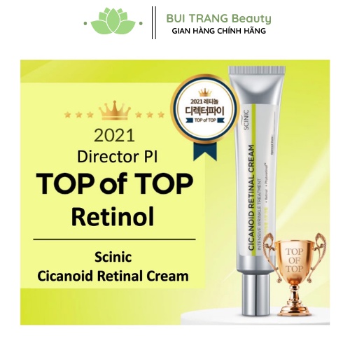 T12/23 Kem dưỡng retinal trẻ hoá da SCINIC Cicanoid Retinal Cream nội địa chính hãng Hàn Quốc