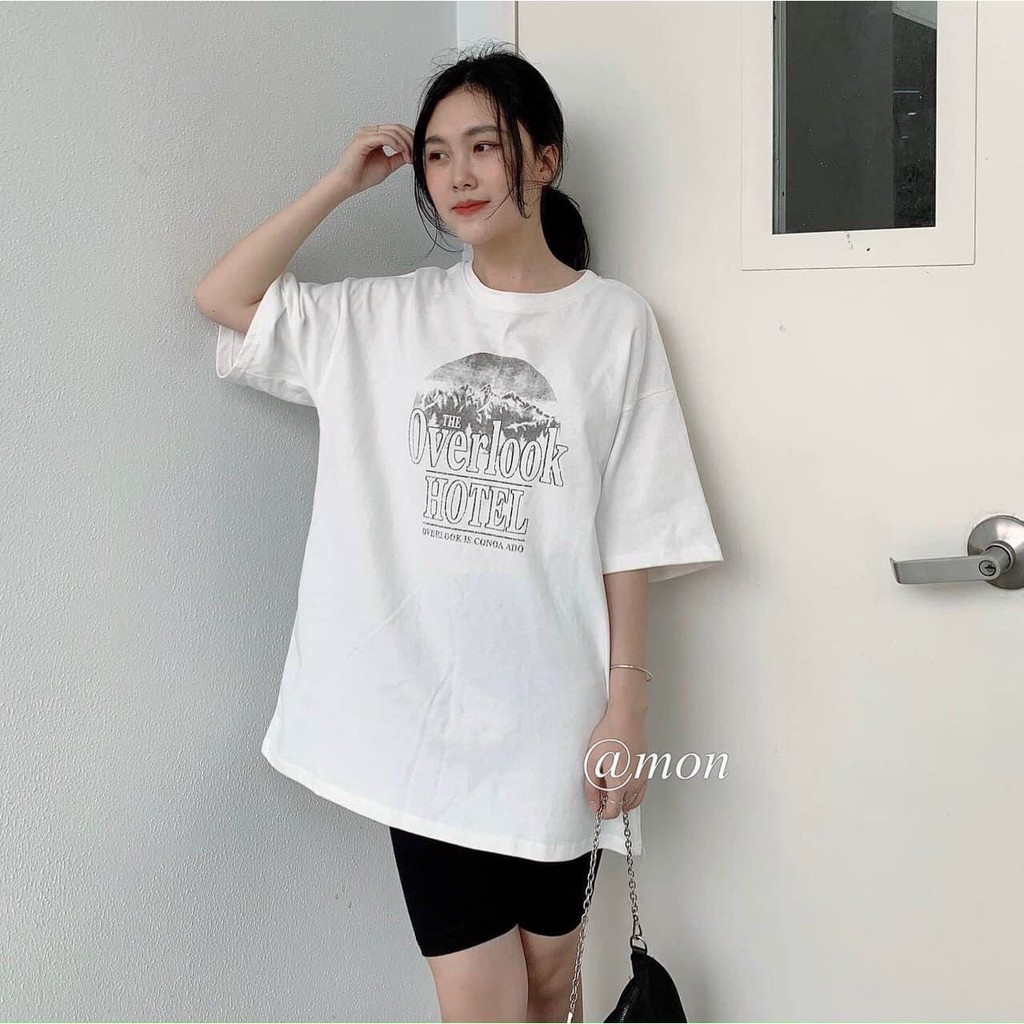 [QUÀ TẶNG LÀ 1C KHÂUTRANG] Sét đồ nữ áo phông tay lỡ overlook vải cotton và legging đùi quảng châu, bộ quần áo Taosan | BigBuy360 - bigbuy360.vn