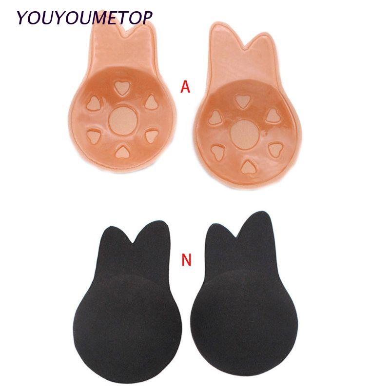 Miếng dán hỗ trợ nâng ngực silicone hình tai mèo dễ thương cho nữ