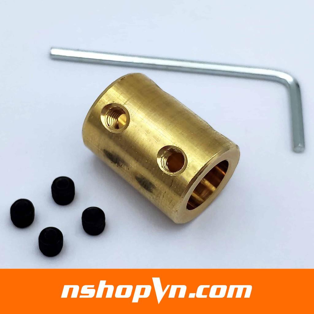 Khớp nối trục cứng các loại 6mm-8mm, 6mm-10mm, 8mm-8mm, 8mm-10mm, 8mm-12mm, 10mm-10mm, 10mm-12mm