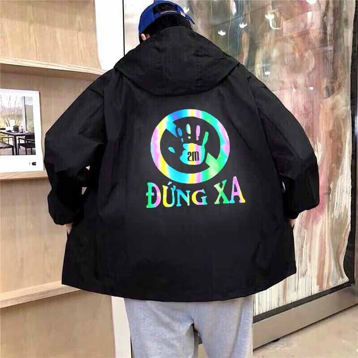 Áo khoác dù nam nữ phát sáng vải 2 lớp chất xịn, dày dặn, y ảnh (dungxa)
