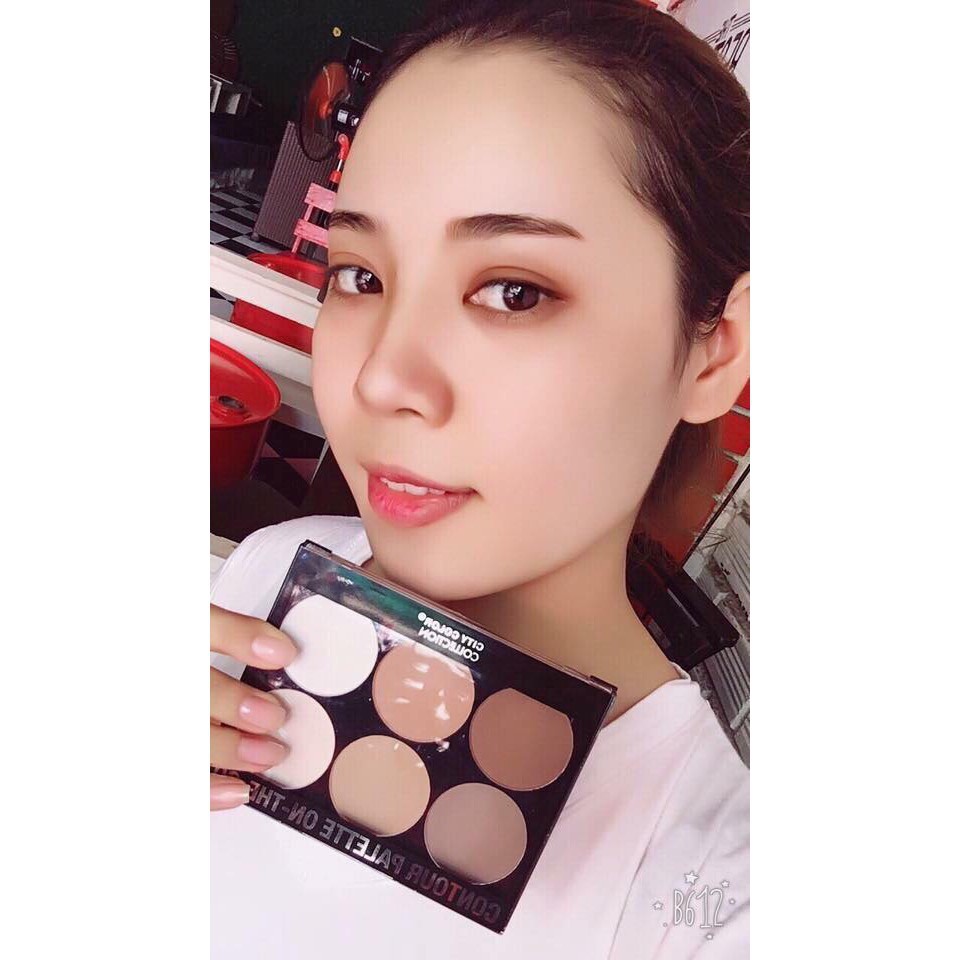 Phấn Tạo Khối 6 Ô City Color Collection Contour Palette