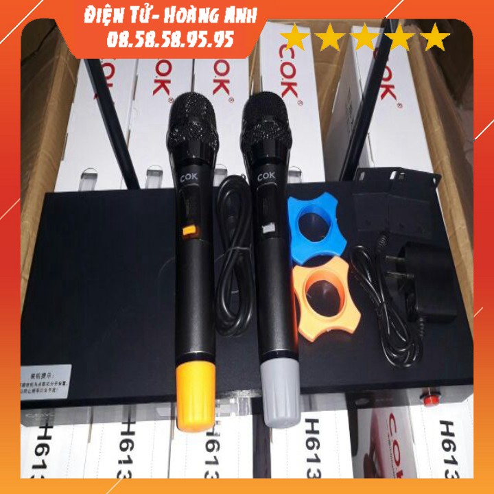 Mic ko dây xài cho âm ly và loa kéo..chuẩn ko cần chỉnh ...hãng COK ..đã có hàng ...giá cả hợp lý ....cell 0858589595