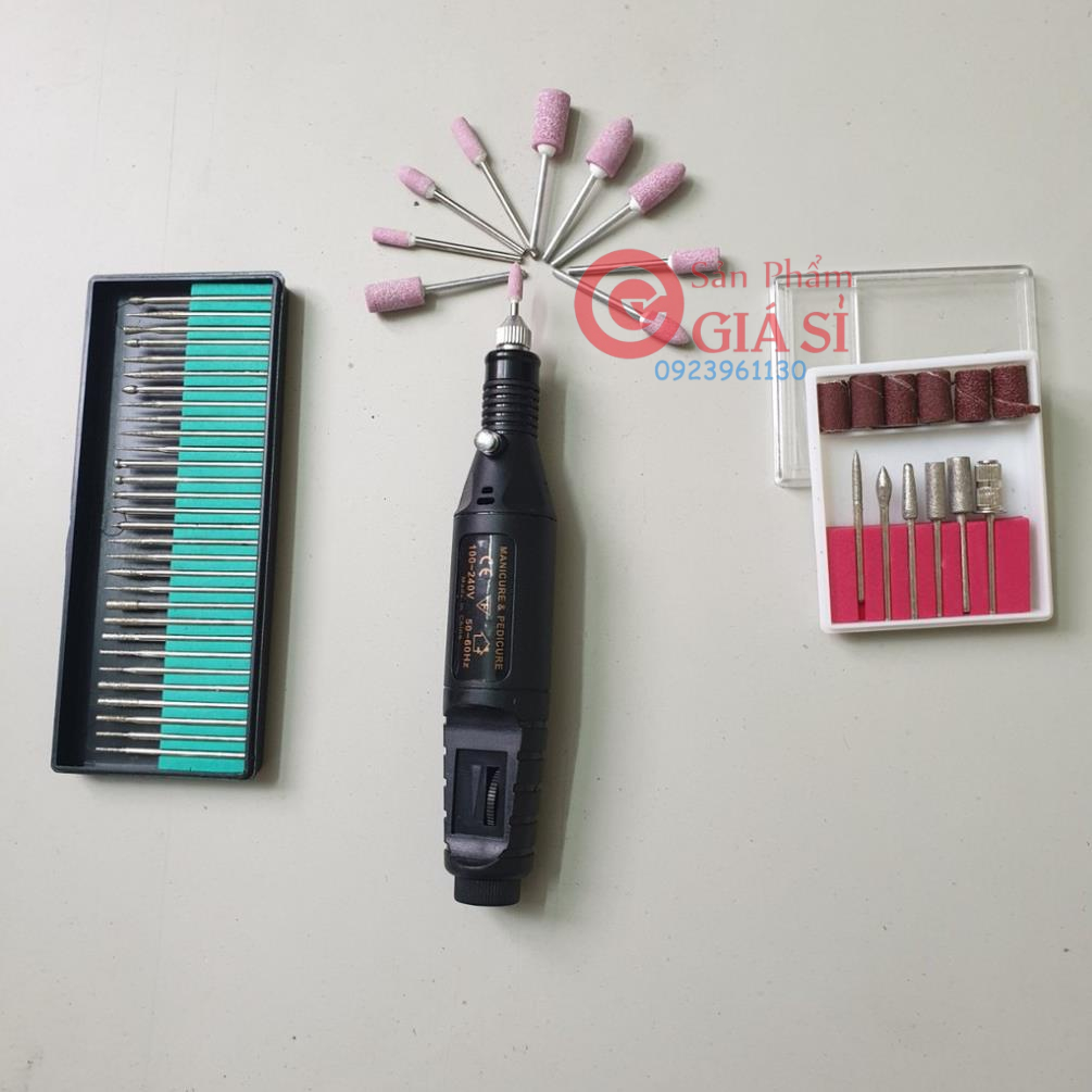 Combo máy mài khắc mini và bộ 30 mũi khắc kim cương 10 mũi đá ❤️freeship❤️