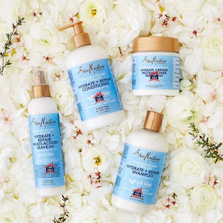 Combo dầu gội,xả và dưỡng tóc Shea Moisture Manuka Honey And Yogurt Hydrate Repair