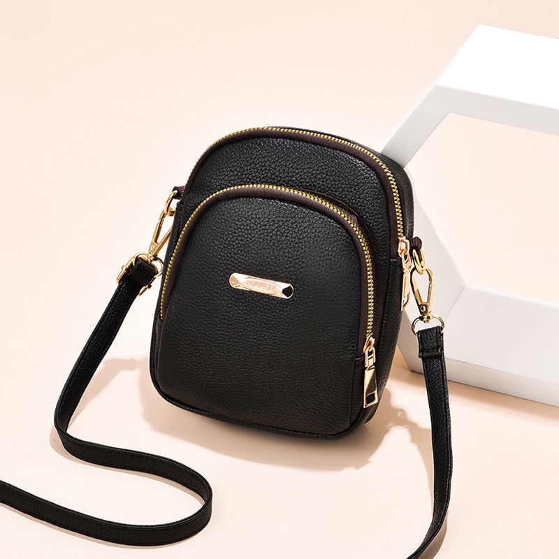 Túi messenger nhỏ đeo vai nữ thời trang mới cổ điển đơn giản