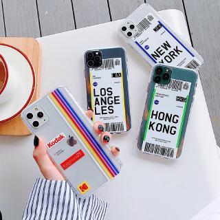 Ốp điện thoại in hình vé máy bay sáng tạo cho iPhone 6 6plus 7 8plus X XS XR XSMAX 11 11Pro 11ProMax