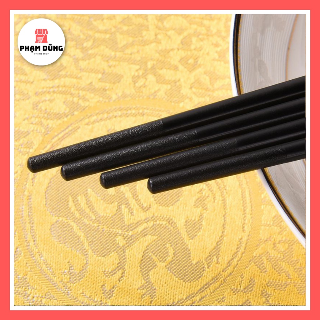 Bộ 10 Đôi Đũa Mạ Vàng Cao Cấp Phong Cách Hàn Quốc