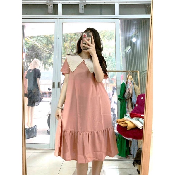 Váy bầu thiết kế siêu sang chảnh,chất vải mát