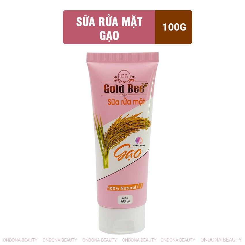 SỮA RỬA MẶT TRẮNG DA NGỪA MỤN GẠO Gold Bee 100gr-Tongkhohuyhoang168