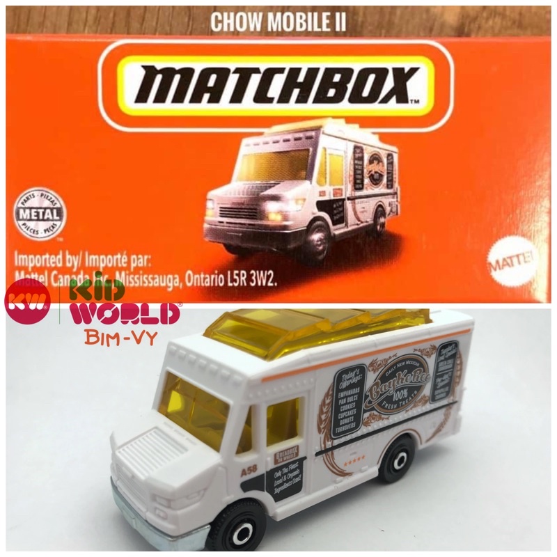 Xe mô hình Matchbox Box Chow Mobile II 24/100.