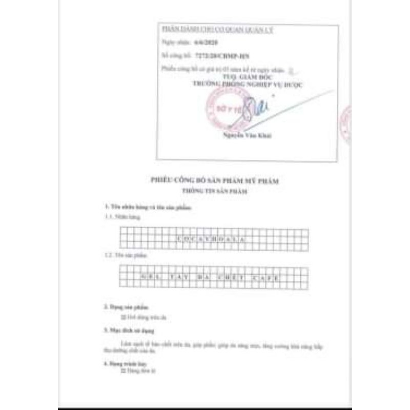 Kem tẩy da chết dành cho mặt chiết xuất cà phê Cocayhoala 100g | BigBuy360 - bigbuy360.vn