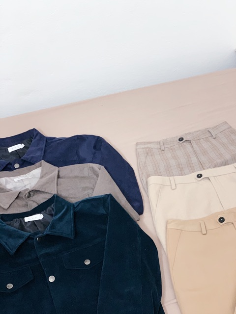 Áo khoác nhung nam nữ - RETRO VELVET JACKET