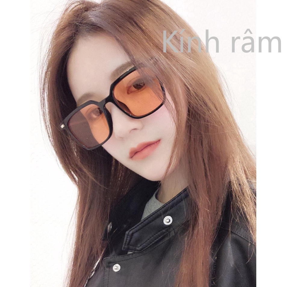 Kính mát gọng vuông chống tia UV400 cho nữ