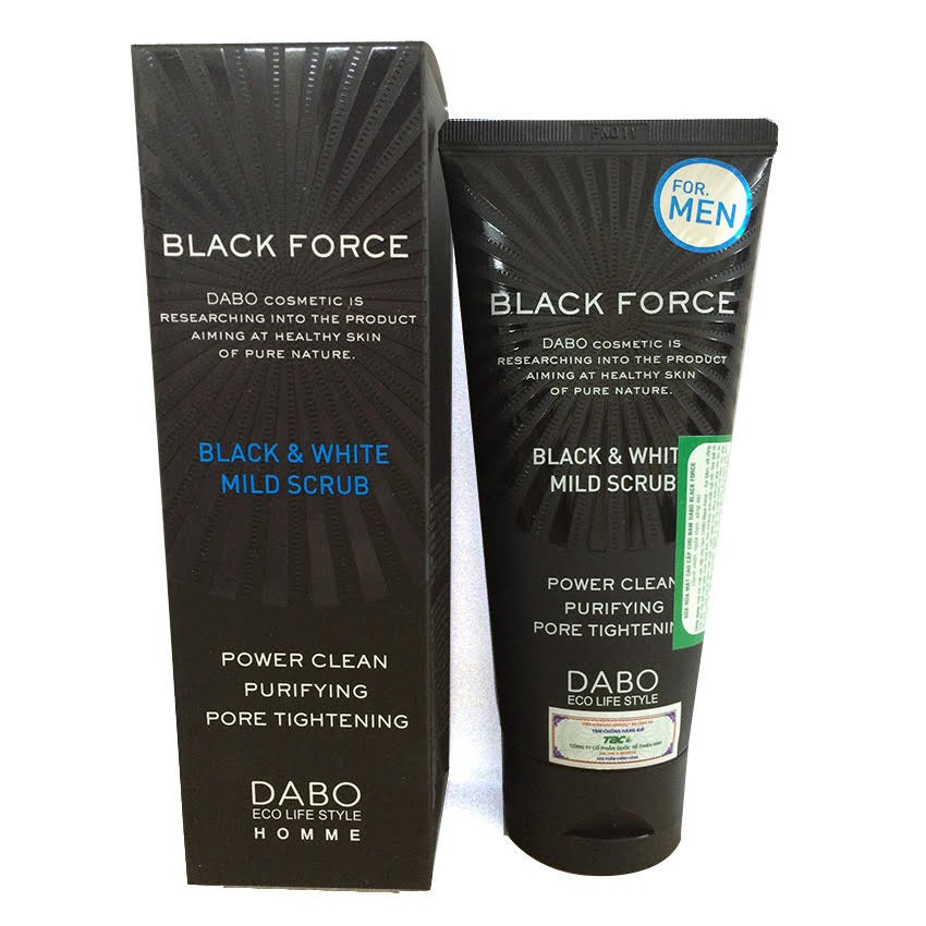 Sữa Rửa Mặt DABO Black Force Ngừa Mụn Dành Cho Nam 120ml