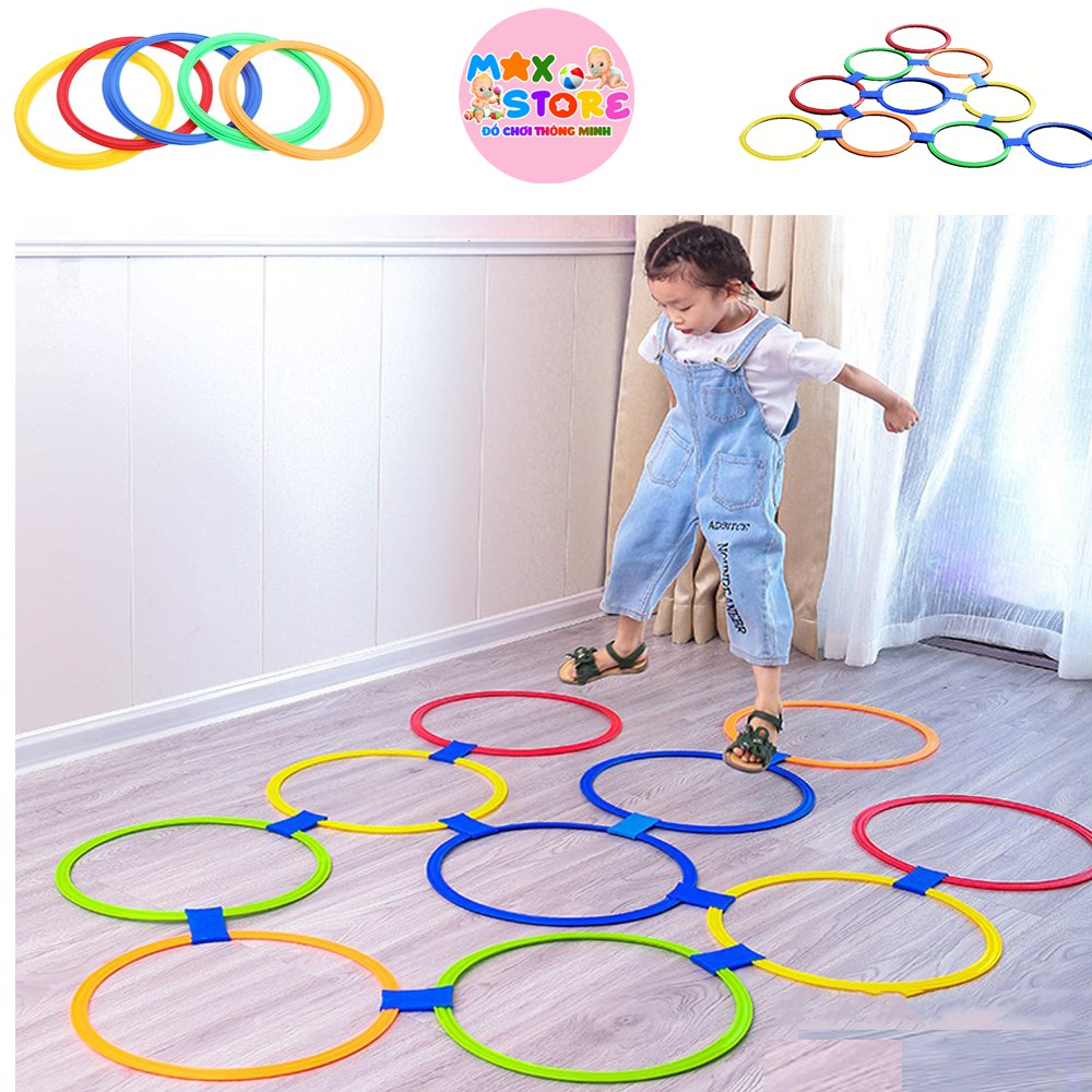 Set Đồ Chơi 10 Vòng Nhảy Tròn 38cm vui nhộn cho bé