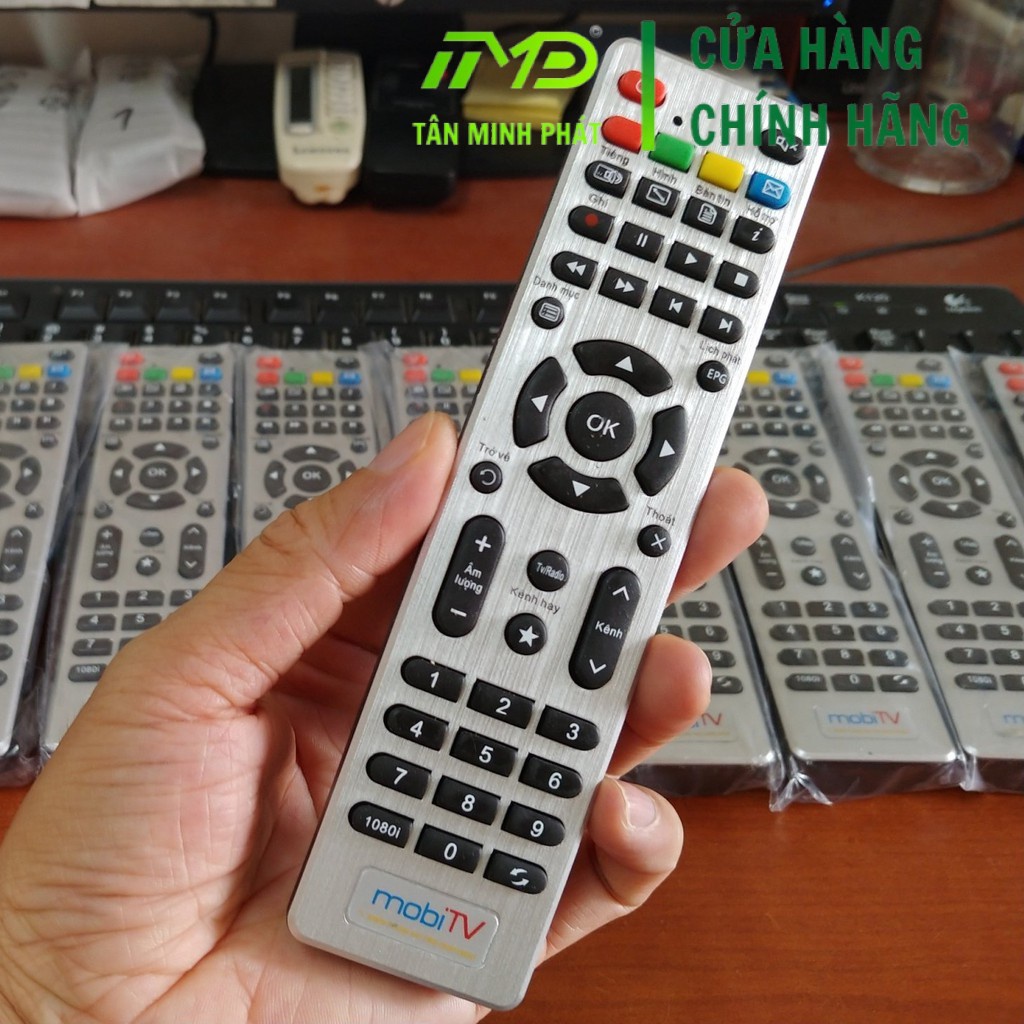 Remote cho đầu thu MobiTV (Hàng chuẩn như hình) Tân Minh Phát