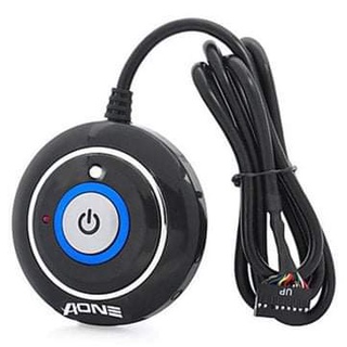 Nút nguồn Aone đa năng USB, Audio, Led khởi động máy tính – Tròn