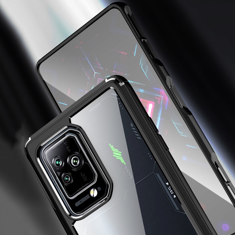 Ốp Điện Thoại TPU Nhựa Cứng Trong Suốt Chống Bám Vân Tay Cho Xiaomi Black Shark 5 / Black Shark 5Pro