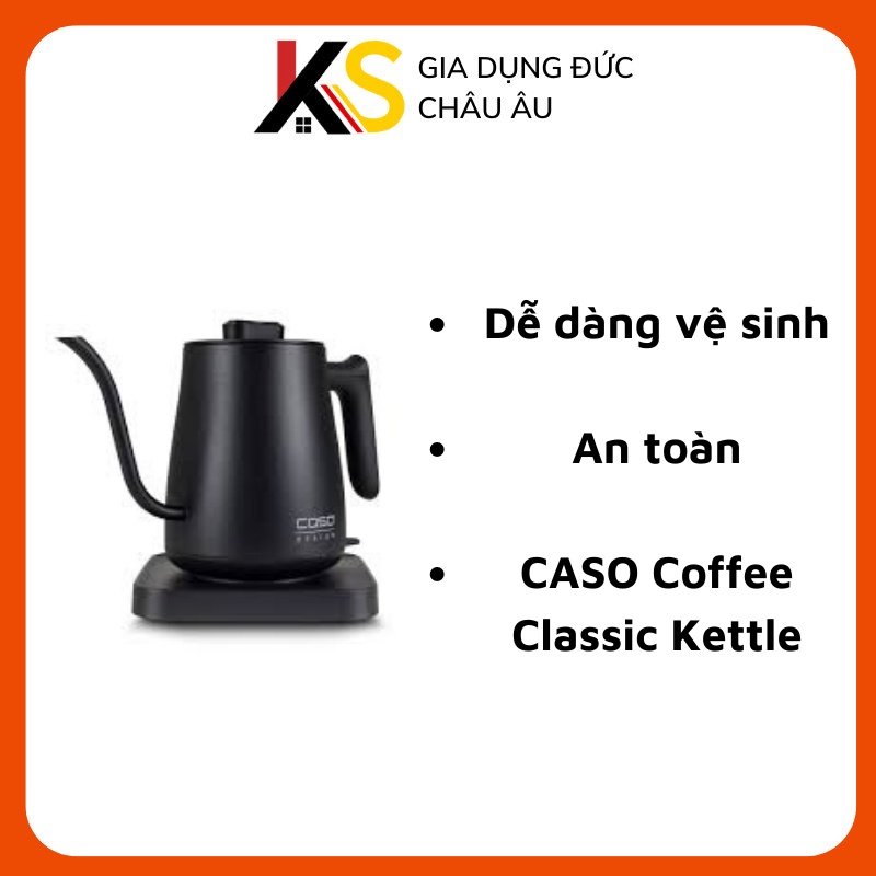 Ấm siêu tốc chuyên dụng pha cafe / pha trà CASO Coffee Classic Kettle