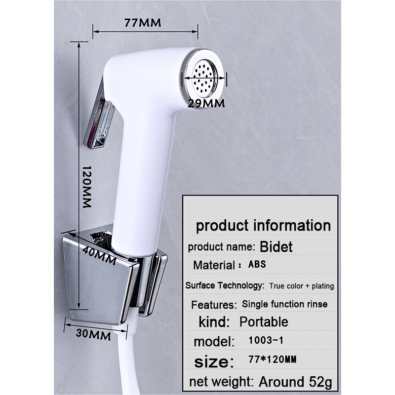 Dụng Cụ Vệ Sinh Toilet Cầm Tay Bằng Đồng Chất Lượng Cao