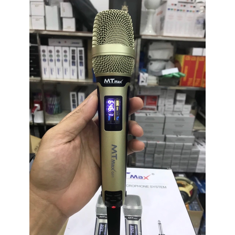 Micro đa năng MTMAX Q01 mẫu mới cao cấp, 1 tay micro