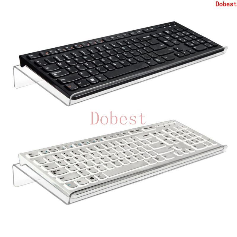 Giá Đỡ Bàn Phím Máy Tính Bằng Acrylic Trong Suốt Tiện Dụng Cho Trường Học/ Văn Phòng