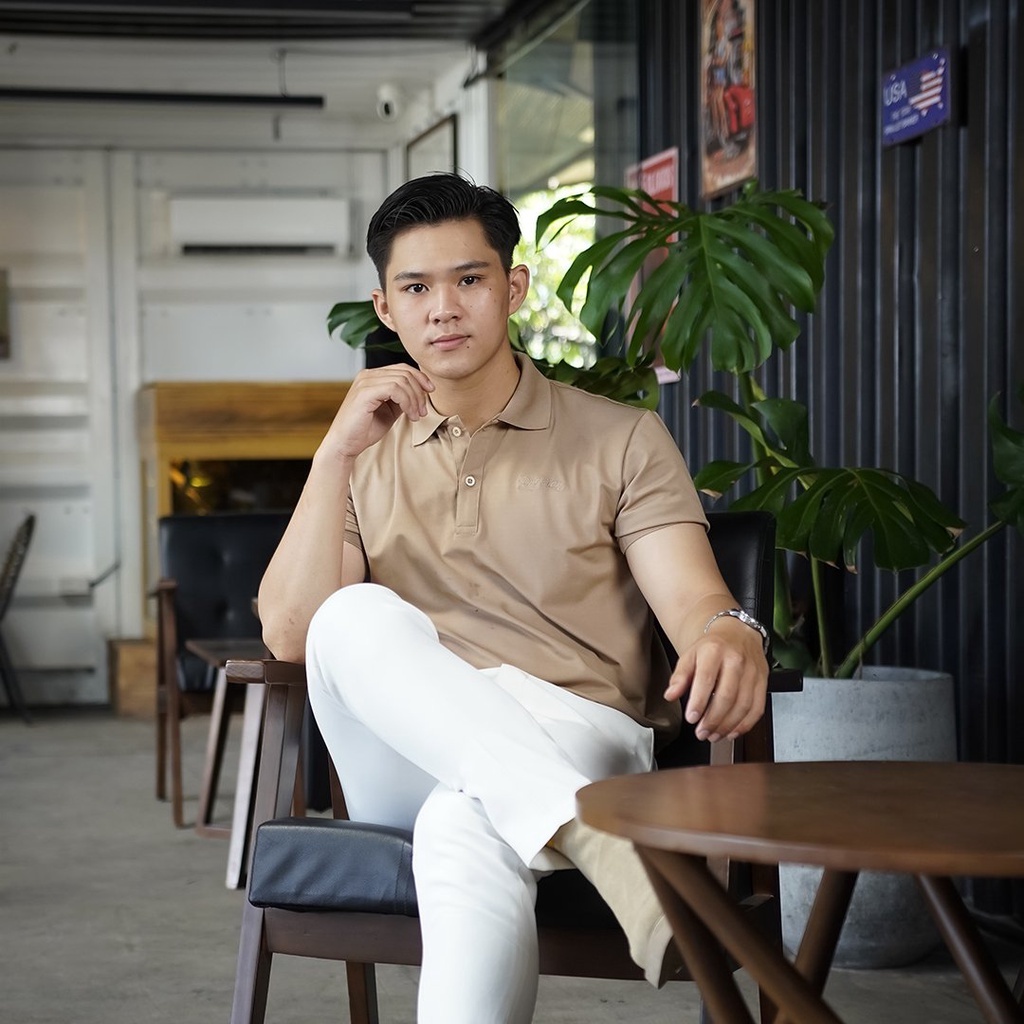 Áo thun nam POLO trơn vải cá sấu cao cấp ngắn tay - POLO PASS BASIC
