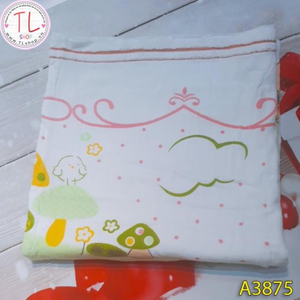 Khăn cho bé- khăn tắm họa tiết chú gấu dễ thương - khăn tắm - đồ dùng cho bé