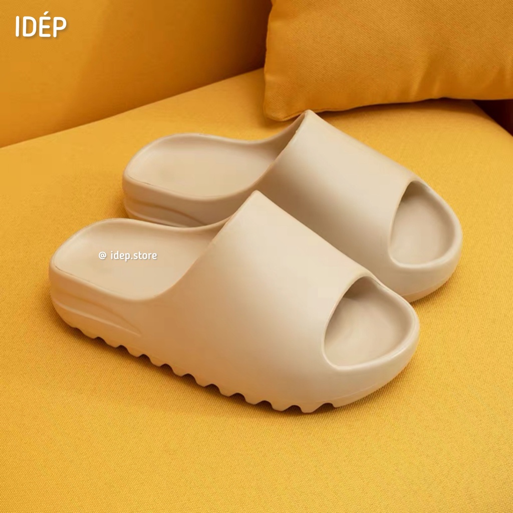 Dép bánh mì nữ quai ngang siêu nhẹ Slide cao 3cm đi mưa siêu bền (Form nhỏ) iDÉP- DL029
