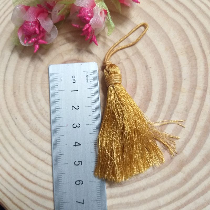 Dây tua rua trang trí ,dây dài 6cm và 10cm.