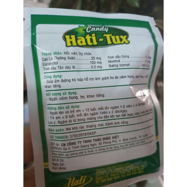 Kẹo ngậm con ếch Hati-Tux kẹo cay con ếch Hatitux -  Đông Anh Pharmart