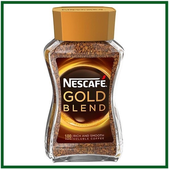 [SenXanh Emart] Nescafé Gold® Blend Café hòa tan Arabica nguyên chất - nhập khẩu Hàn Quốc 200g