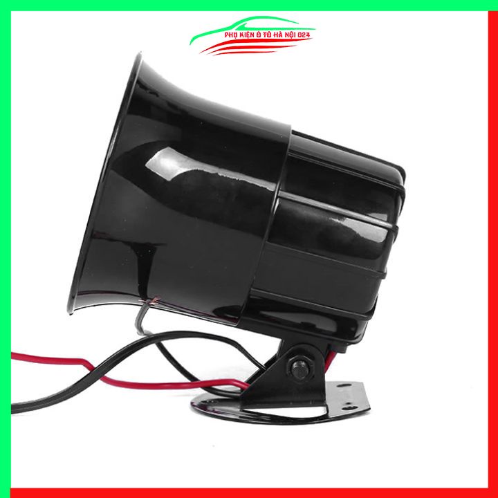 Còi hú 3 chế độ điện áp 12V kèn báo động xe ưu tiên cho ô tô xe máy