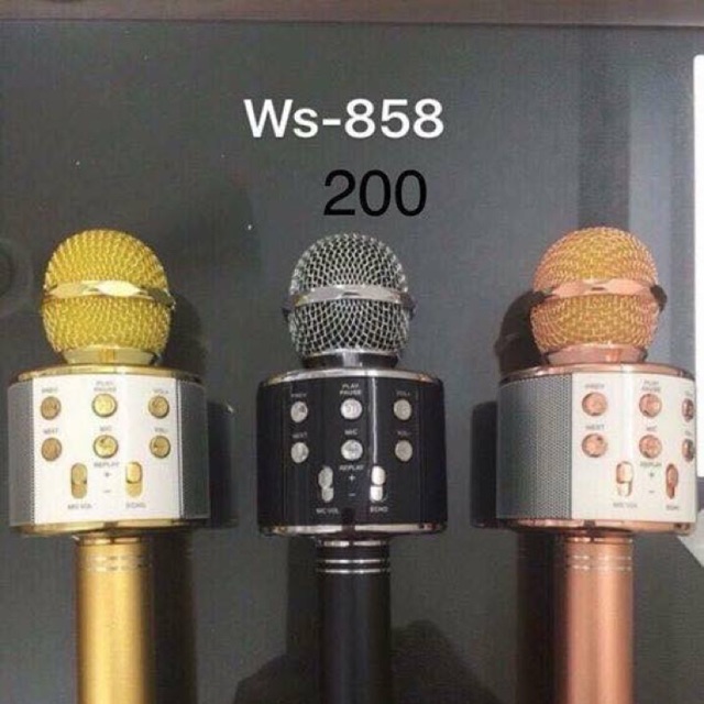 Mic hát Karaoke Bluetooth WS 858
