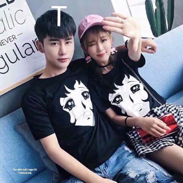 Áo đôi mặt người (1 đôi gồm 2 áo )(TR)
