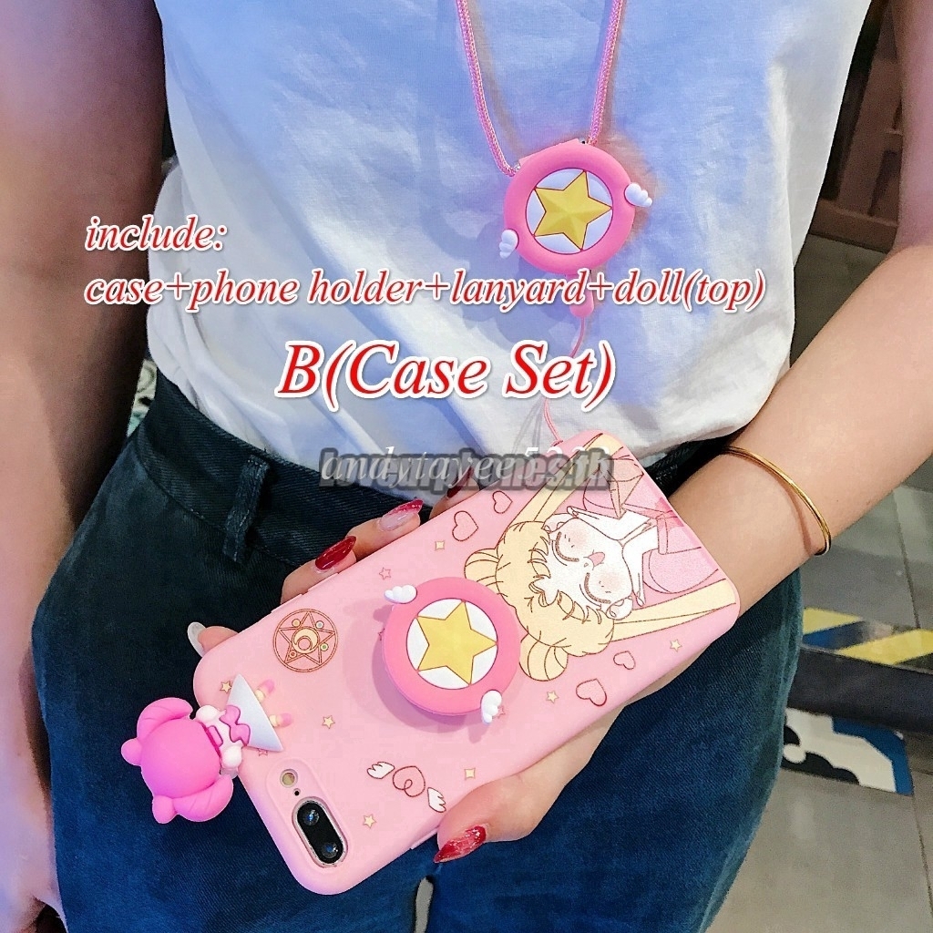 Ốp lưng điện thoại TPU Silicone hình hoạt hình Sailor Moon cho OPPO F11 Pro A3s F9 F7 F5 F1s A57 A83 A5s R9s R11s Plus