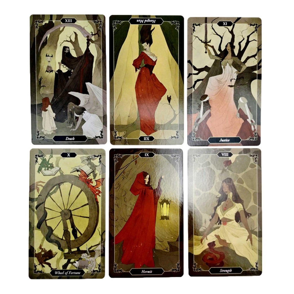 Bộ bài tarot chủ đề rừng sâu chất lượng cao