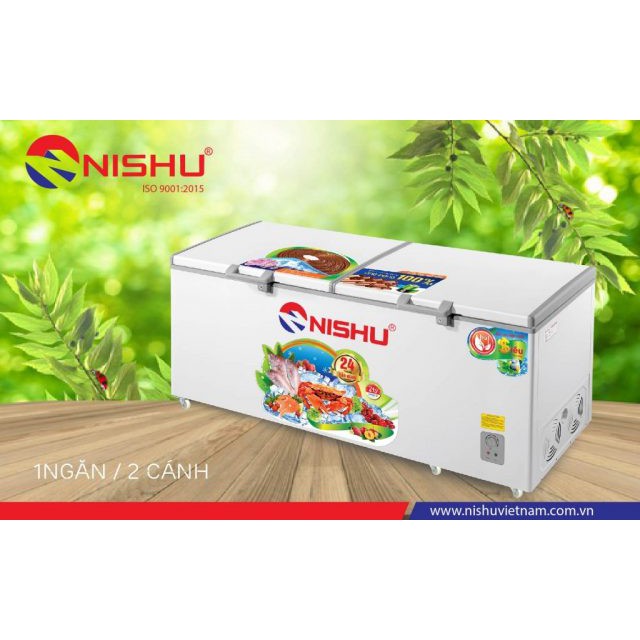 Tủ đông Nishu 1000 lít 1 ngăn đông NTD 1088S New- Hàng chính hãng