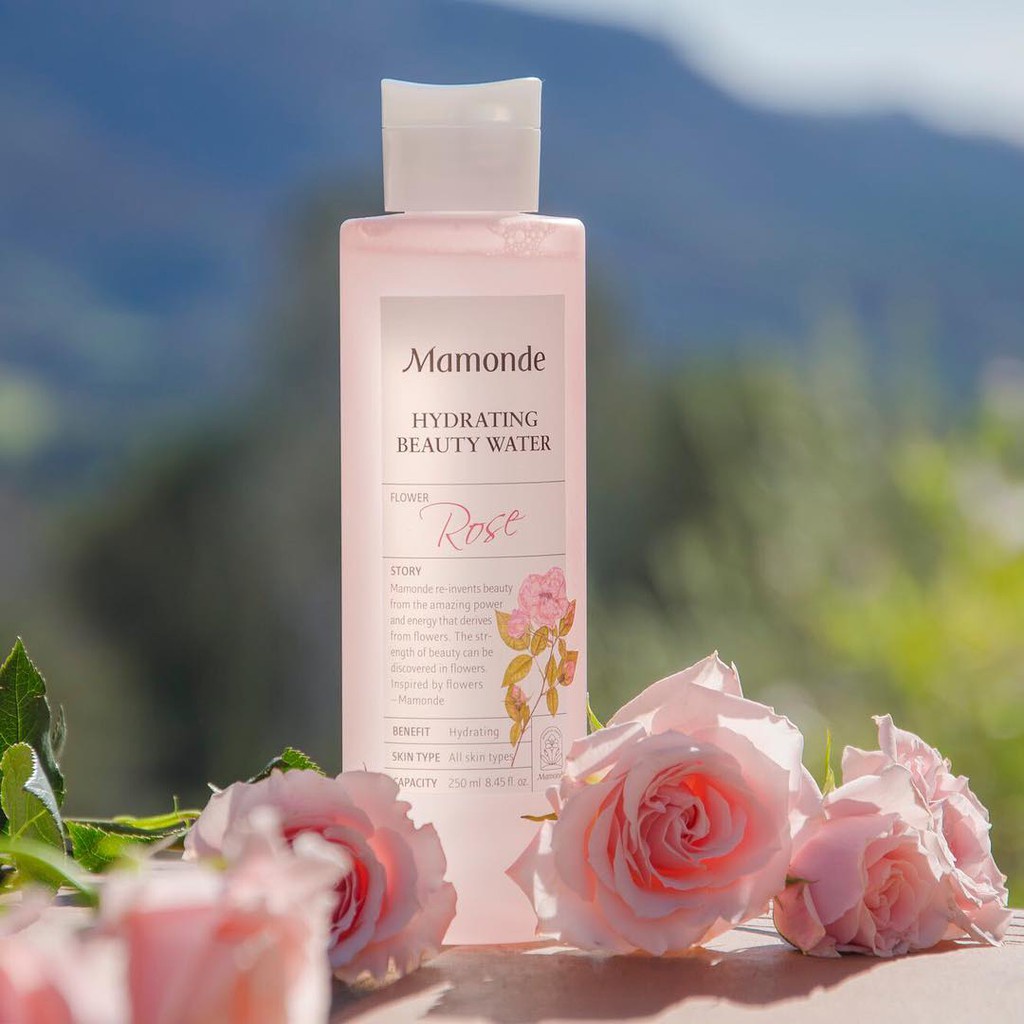 Nước hoa hồng Mamonde Toner 250ml - Cấp ẩm, kiềm dầu, se khít lỗ chân lông