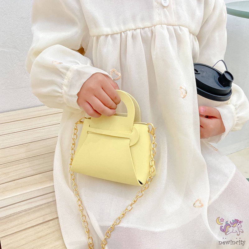 Túi Đeo Vai Đựng Tiền Xu Màu Sắc Xinh Xắn Phong Cách Hàn Quốc Cho Bé Gái