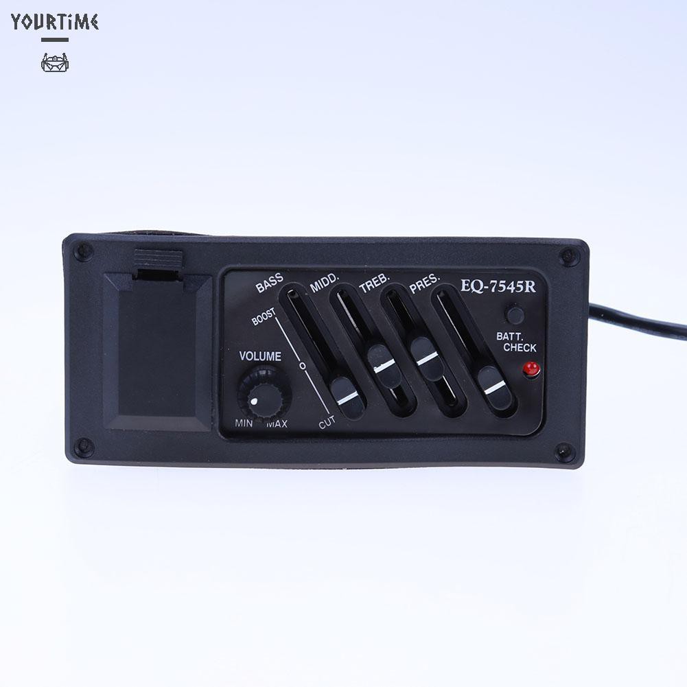 Bộ Khuếch Đại Âm Thanh 4 Band Eq 7545r Pickup 6.5mm Cho Đàn Guitar