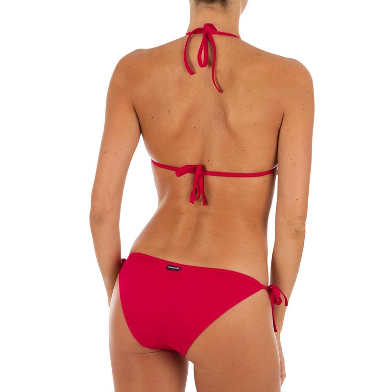 Áo bikini tam giác Decathlon Olaian mae basic - đỏ