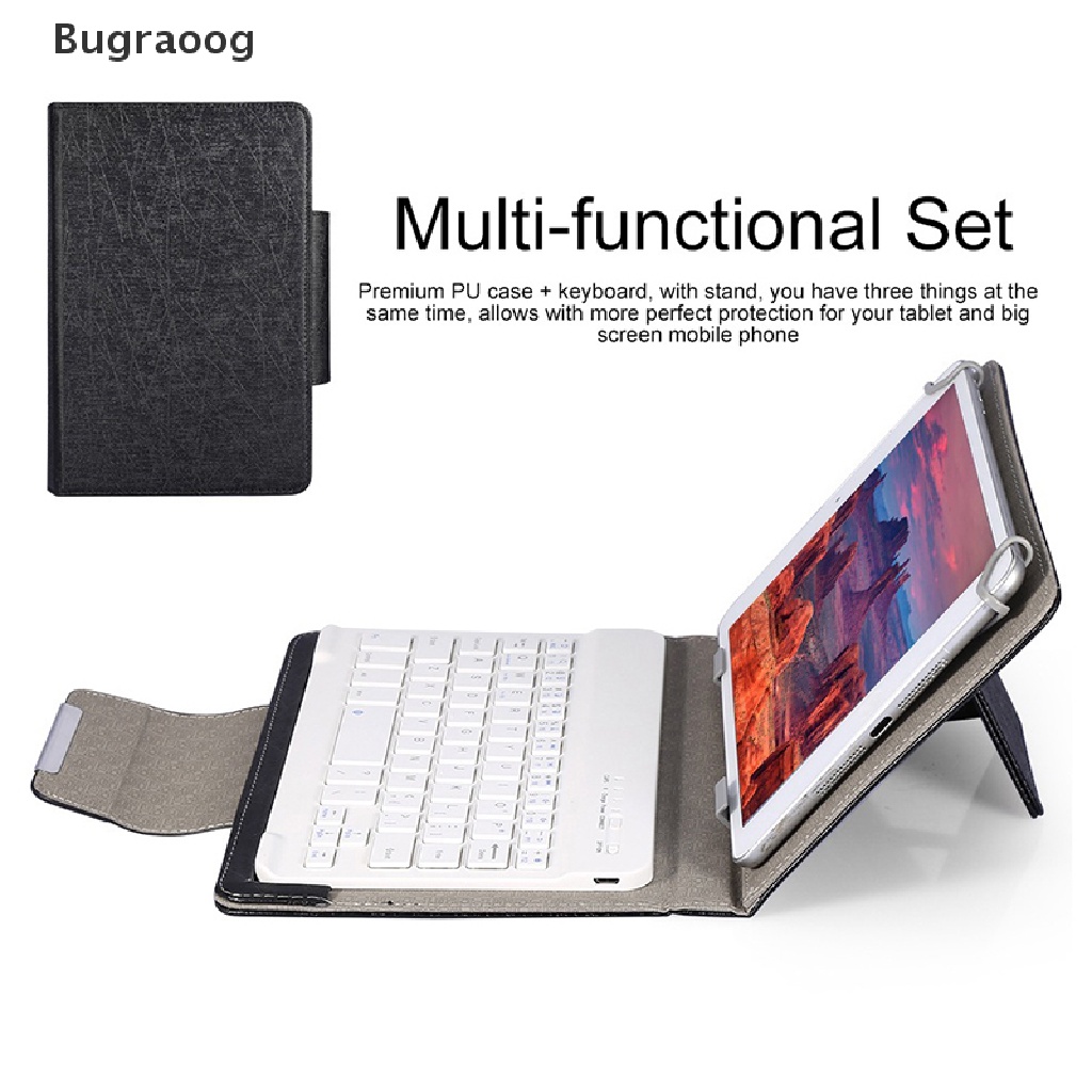 Bao da máy tính bảng kèm bàn phím bluetooth cho Samsung Galaxy Tab A 8.0"