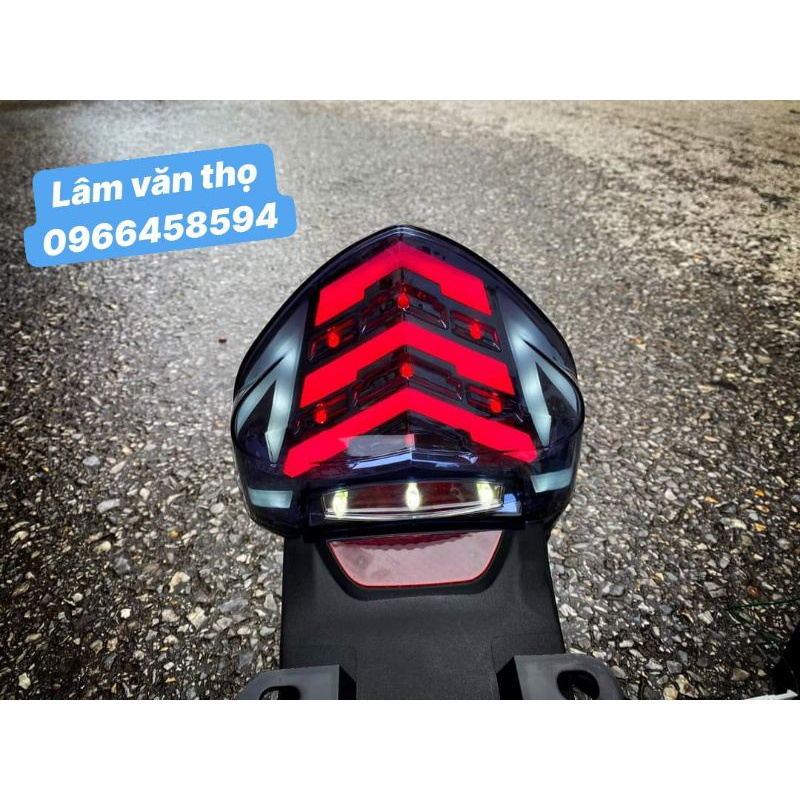 Đuôi hậu led siêu đẹp lắp zin cho w50 và w100cc