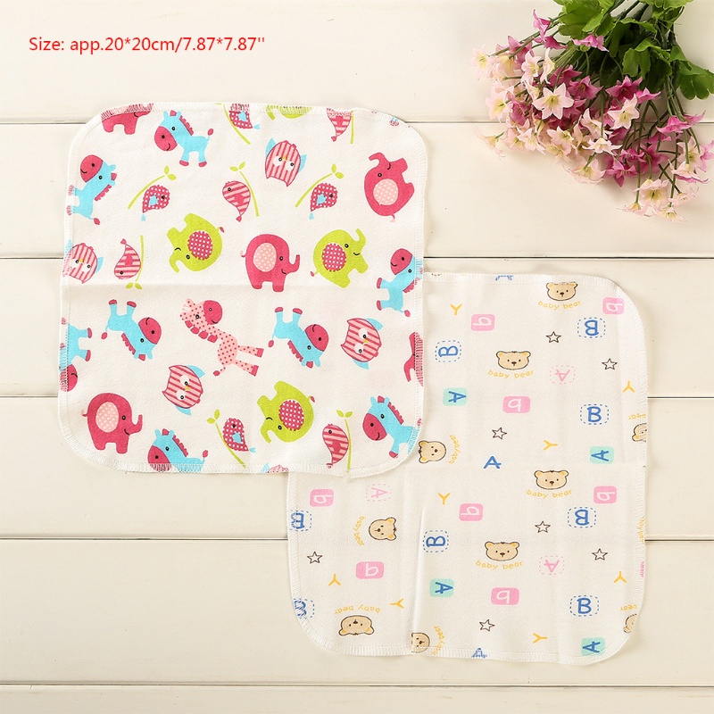 Khăn Tay Chất Liệu Cotton Cao Cấp Tiện Lợi Dễ Sử Dụng Cho Bé