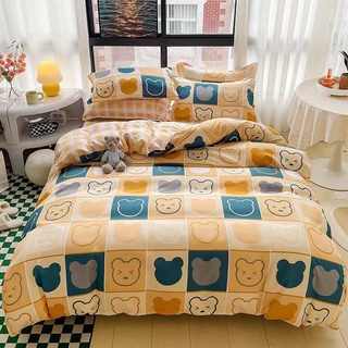 Bộ cotton poly chăn ga 4 món
