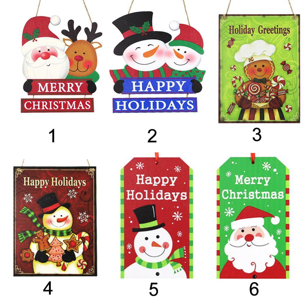 Biển Hiệu Treo Cửa Trang Trí Giáng Sinh Năm Mới 2022
