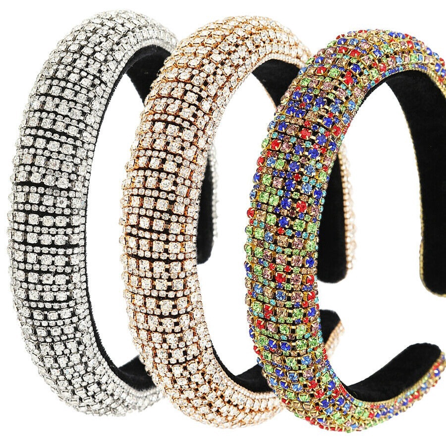 Cài tóc đính đá lấp lánh phong cách Hàn Quốc