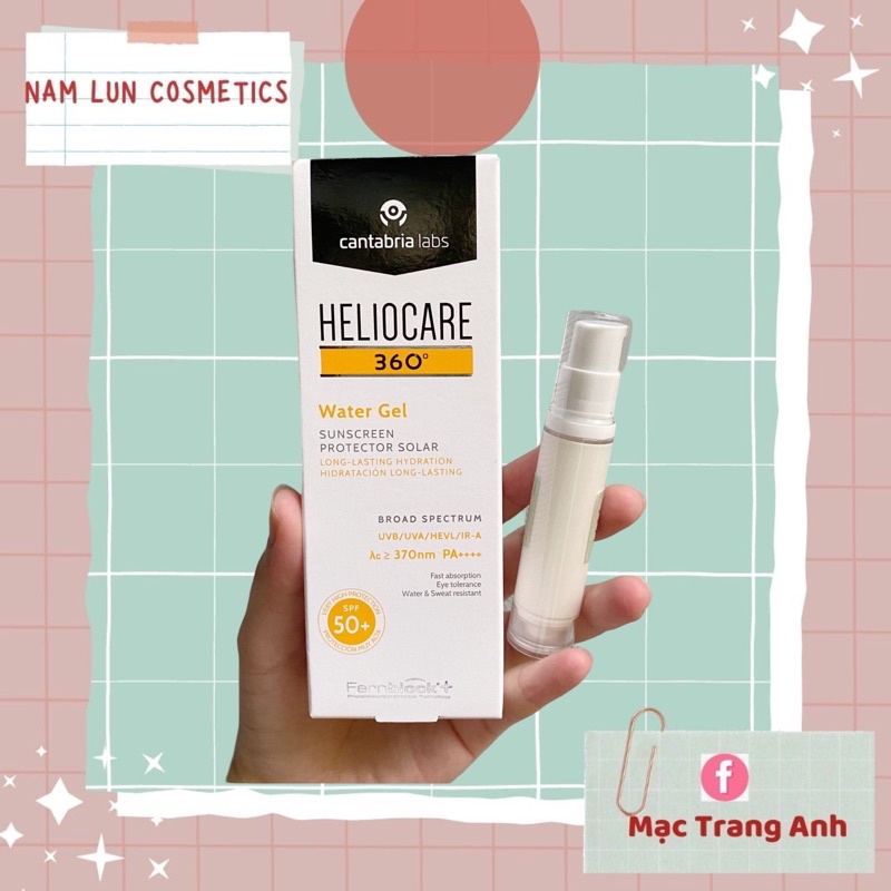 Kem chống nắng Heliocare 360 Water Gel SPF 50-50ml
